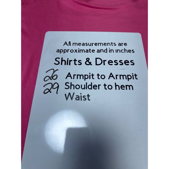 LOGO Lori Goldstein Womens Pink Scoop Neck Short Sleeve Top 2X - Picture 9 of 9